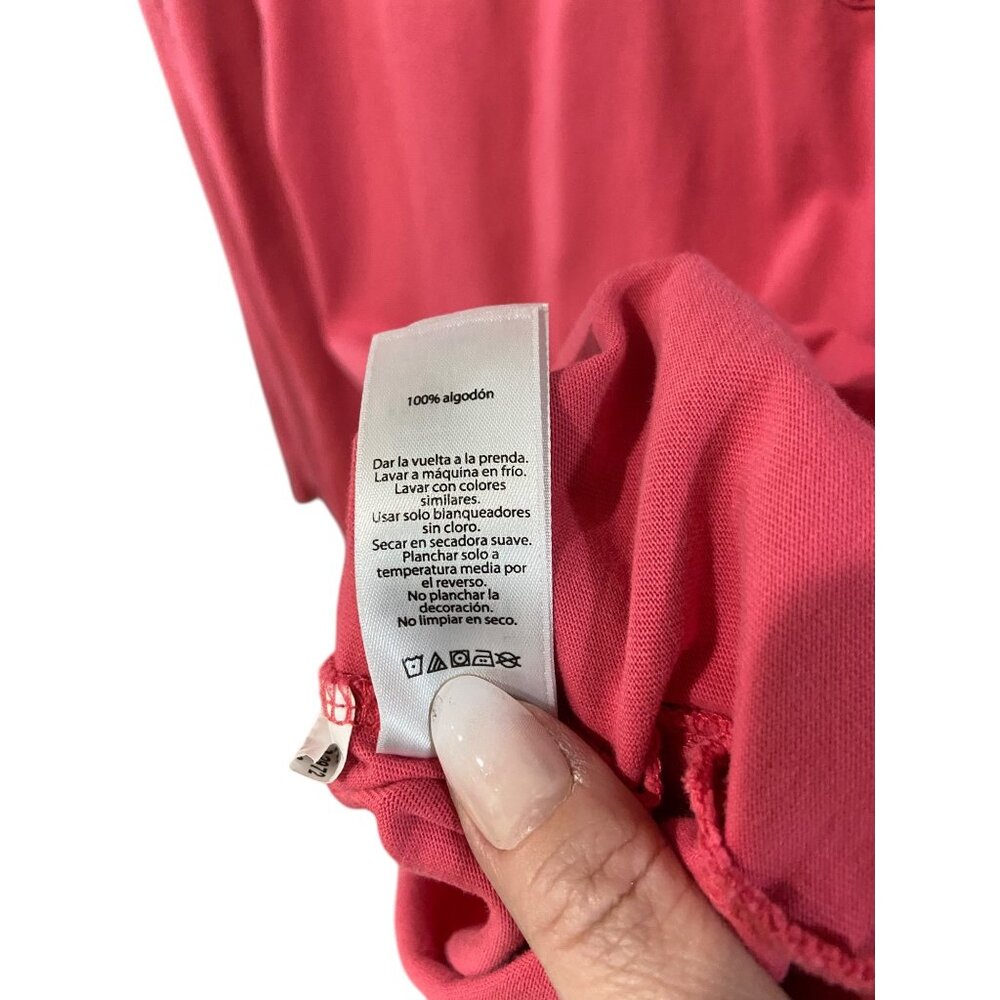 Vineyard Vines Hooded Whale Logo Back Hit Tee Shirt Melon Size M Coastal Casual - Picture 5 of 15